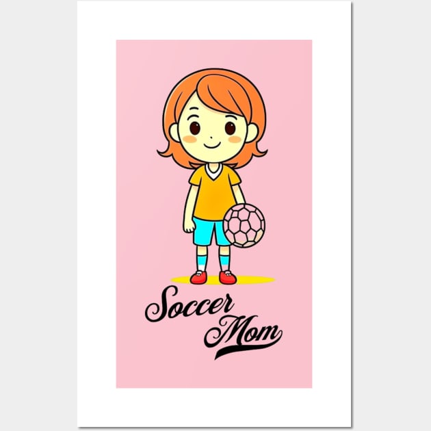 Soccer Mom Wall Art by Mikato Joo